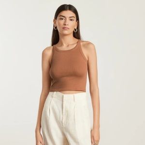 The Pima Micro-Rib Short Tank